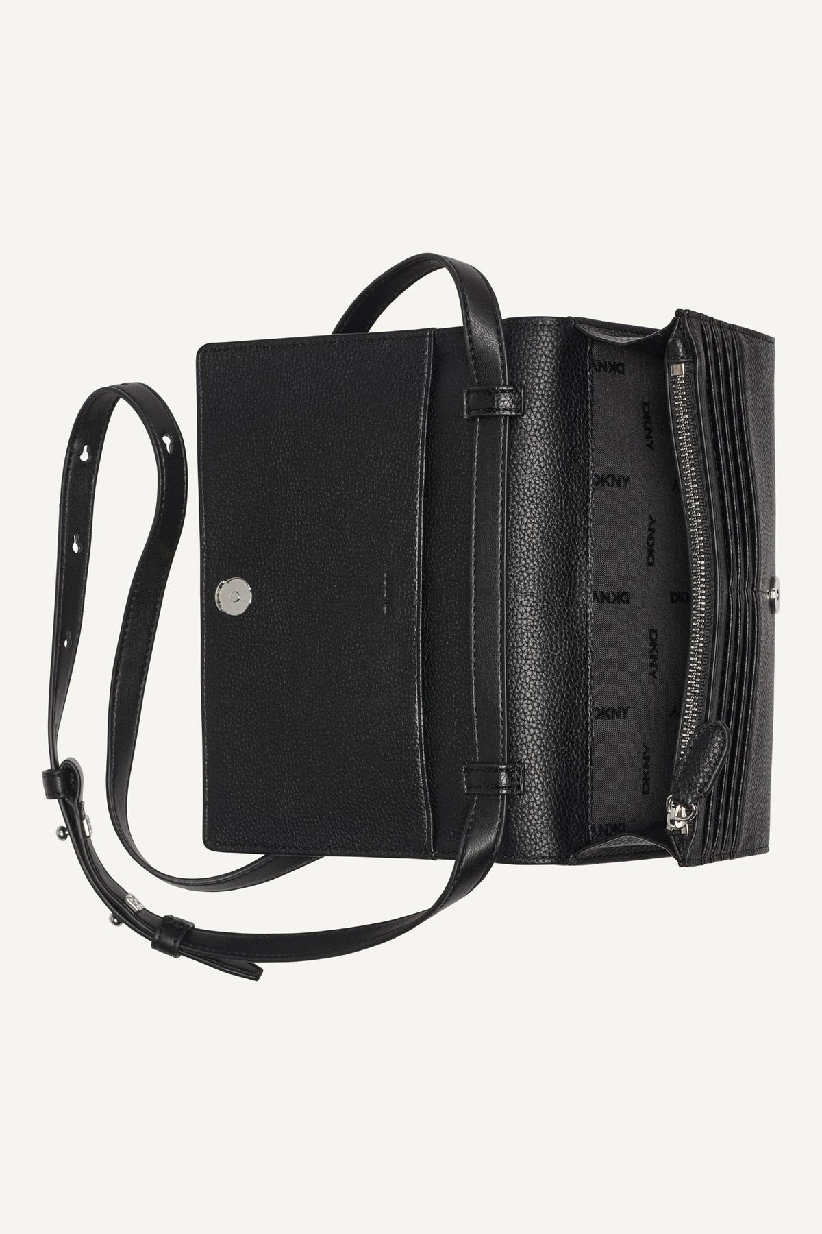 Marshmallow DKNY ETTA WALLET ON A STRING
