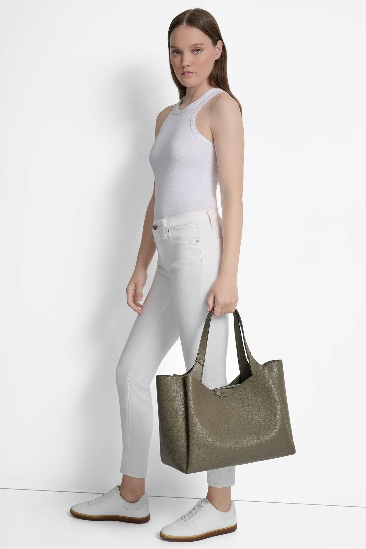Light Taupe DKNY WILLA TOTE