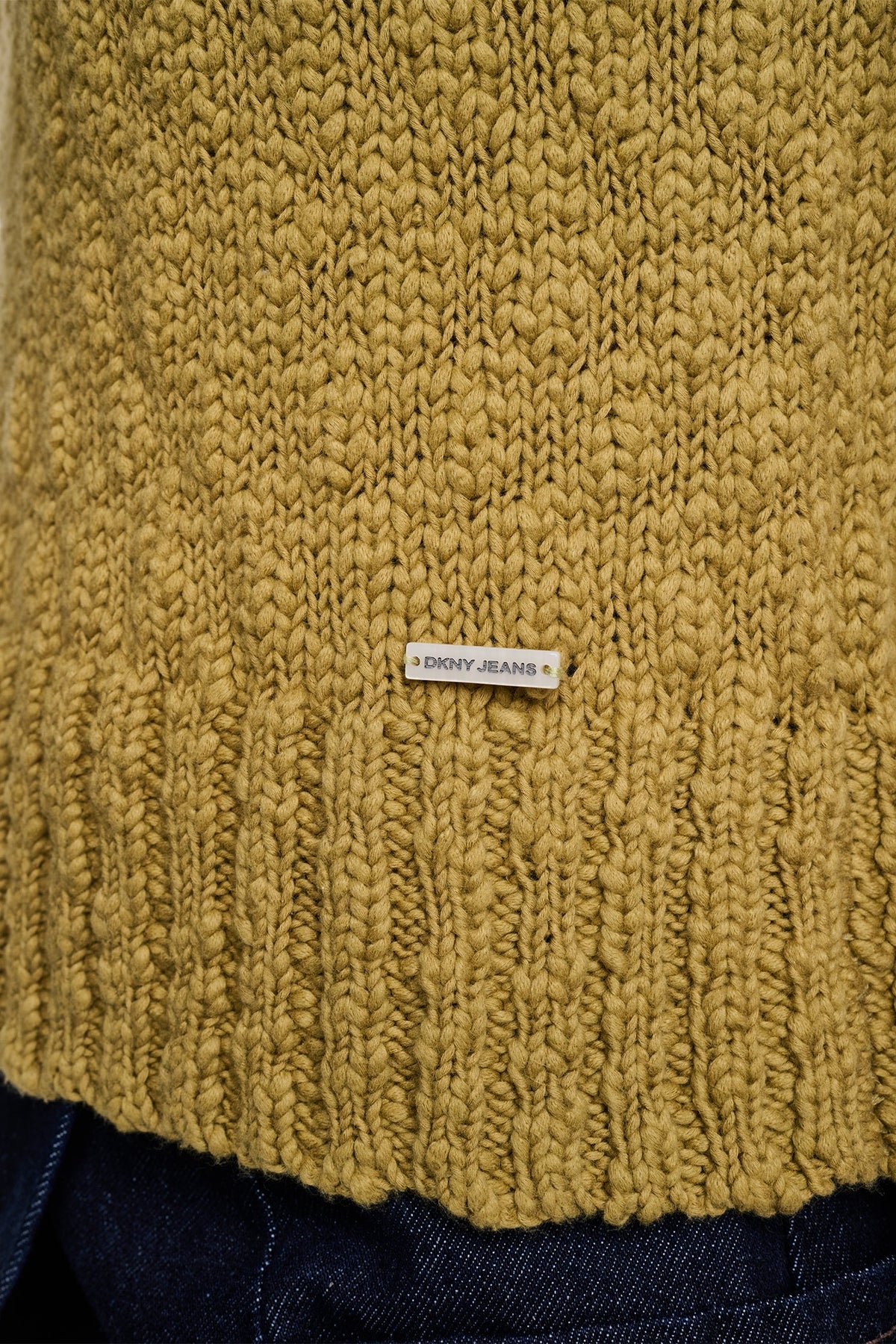 Crocodile DKNY RIBBED MOCK-NECK SWEATER VEST