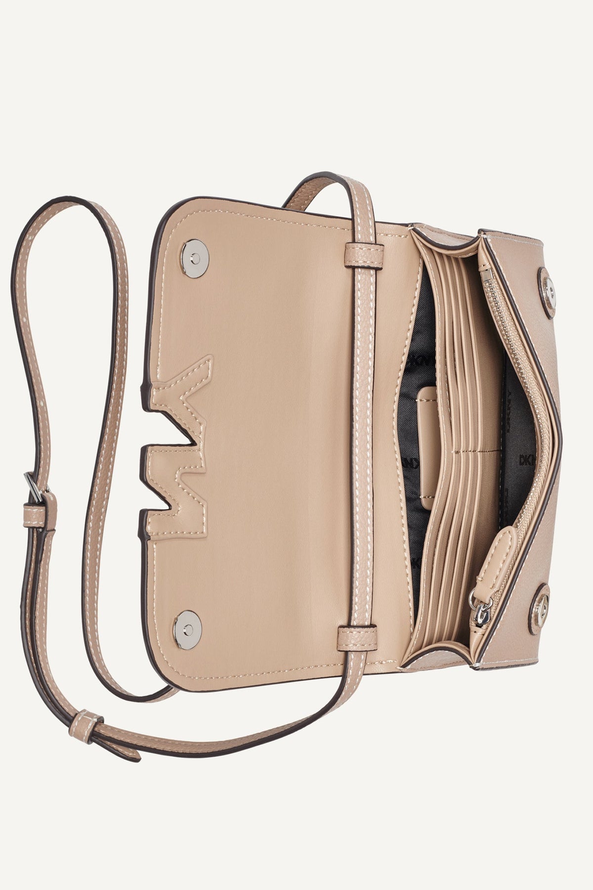 Cappuccino DKNY NICOLE FLAP CROSSBODY