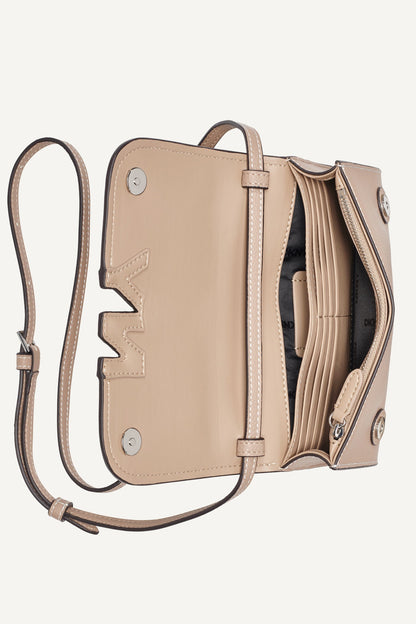 Cappuccino DKNY NICOLE FLAP CROSSBODY