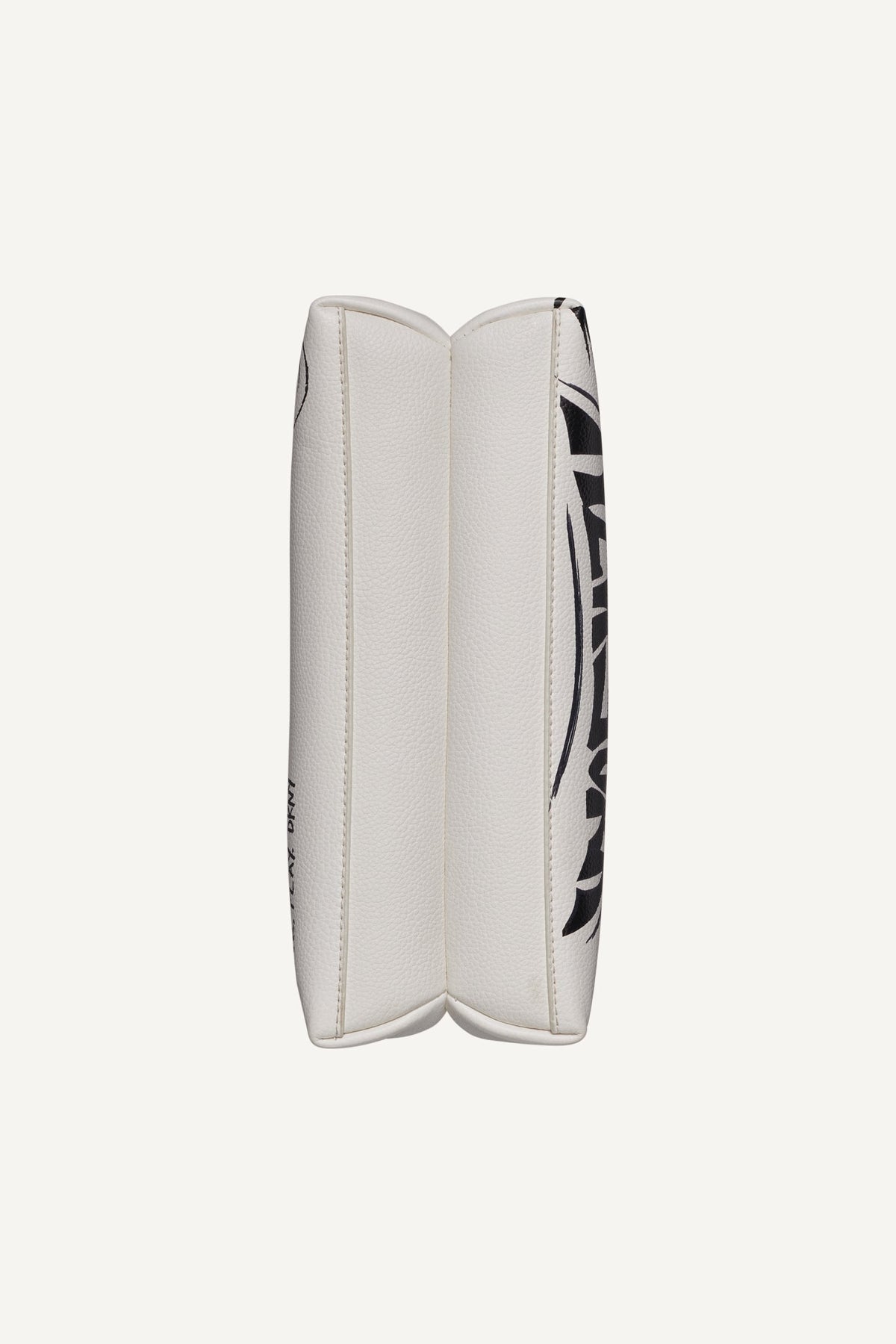 Marshmallow DKNY TINSLEY GRAFFITI LOGO CROSSBODY