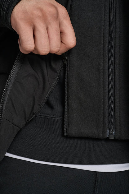Black DKNY STRETCH BOMBER JACKET