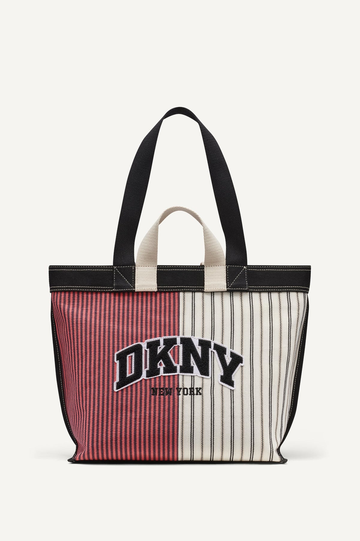 Punch Multi DKNY BRADY CANVAS STRIPE LOGO TOTE