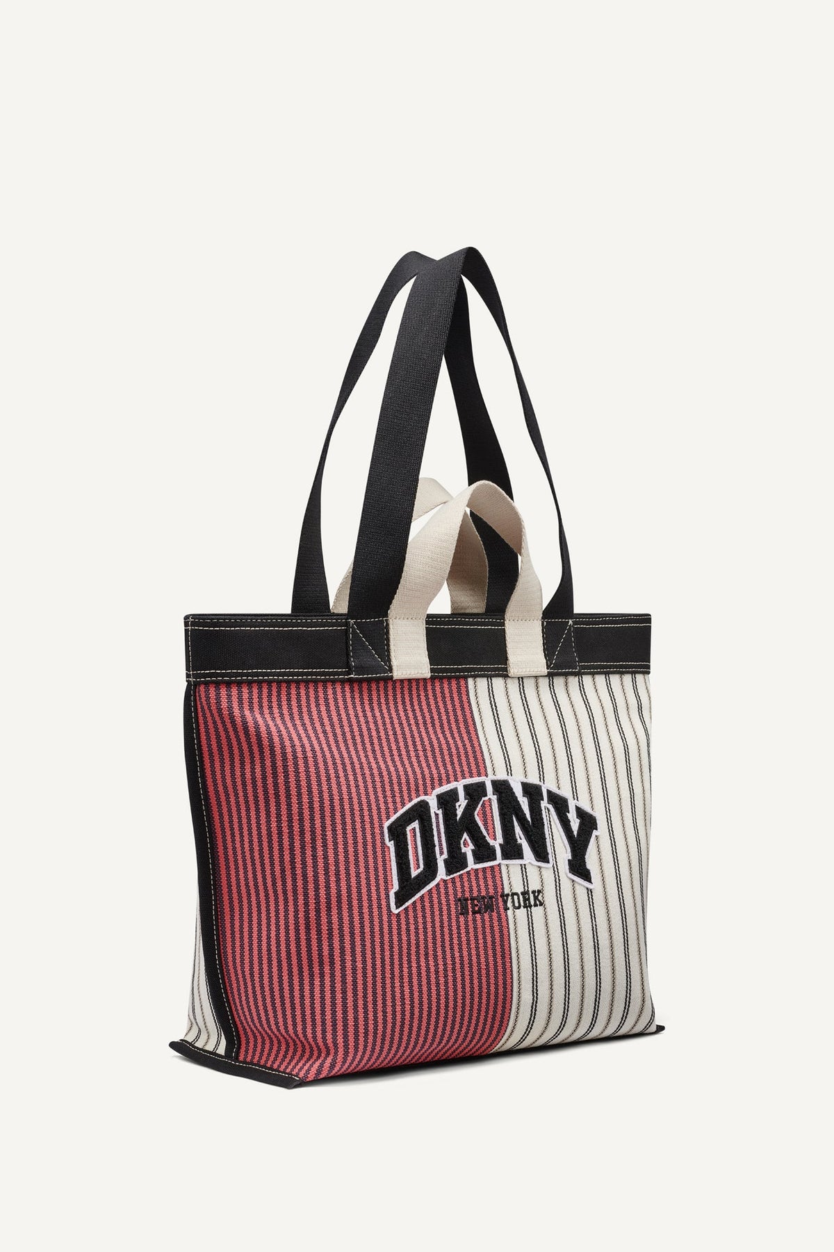 Punch Multi DKNY BRADY CANVAS STRIPE LOGO TOTE