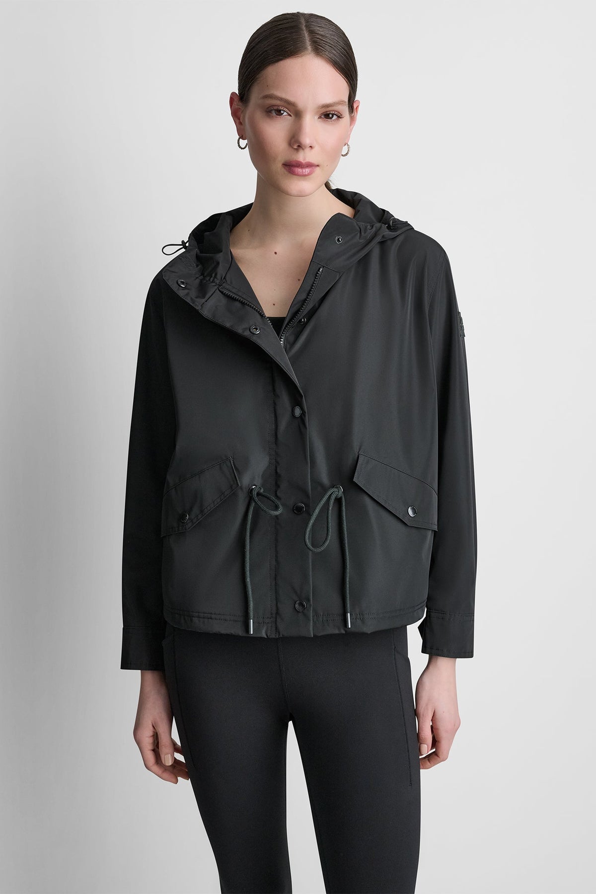 Pebble DKNY HIGH-LOW CROPPED JACKET