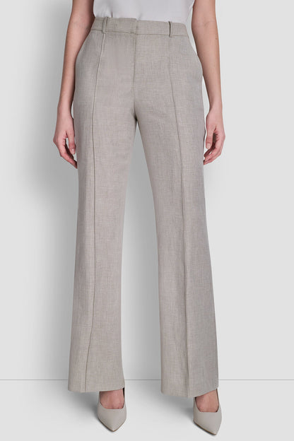 Pebble/White DKNY STRAIGHT LEG MODERN FIT PANT