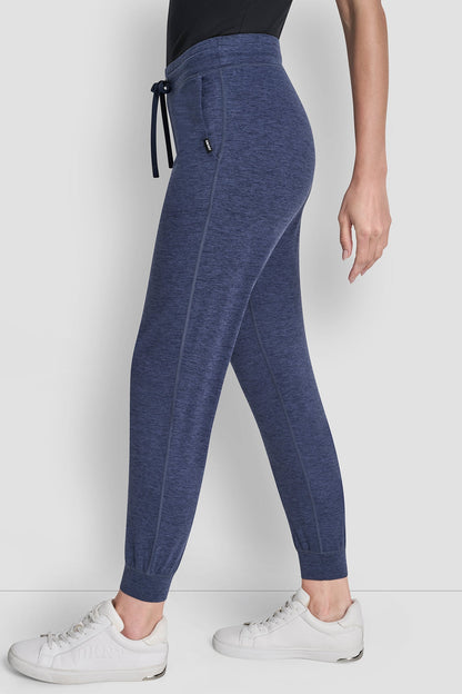 Coastline Spacedye DKNY CROPPED HIGH-RISE SLIM JOGGER