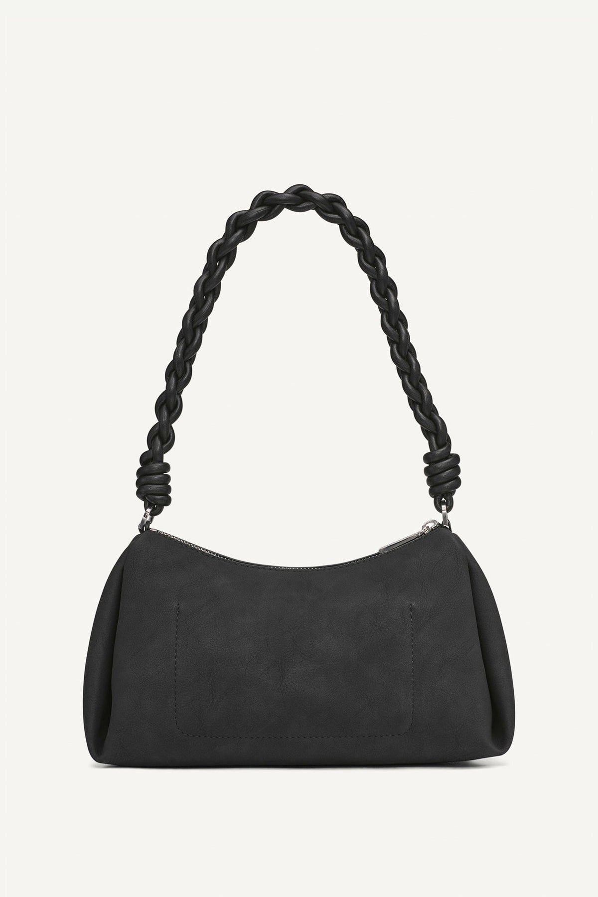 BLACK/SILVER DKNY REMY SHOULDER BAG