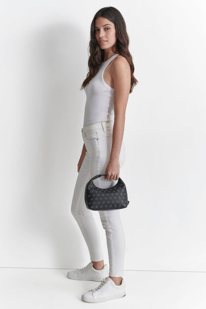 Black DKNY MEL HOBO