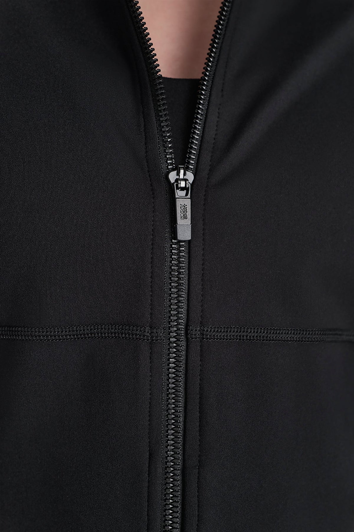 Claret DKNY FUNNEL NECK FULL ZIP JACKET