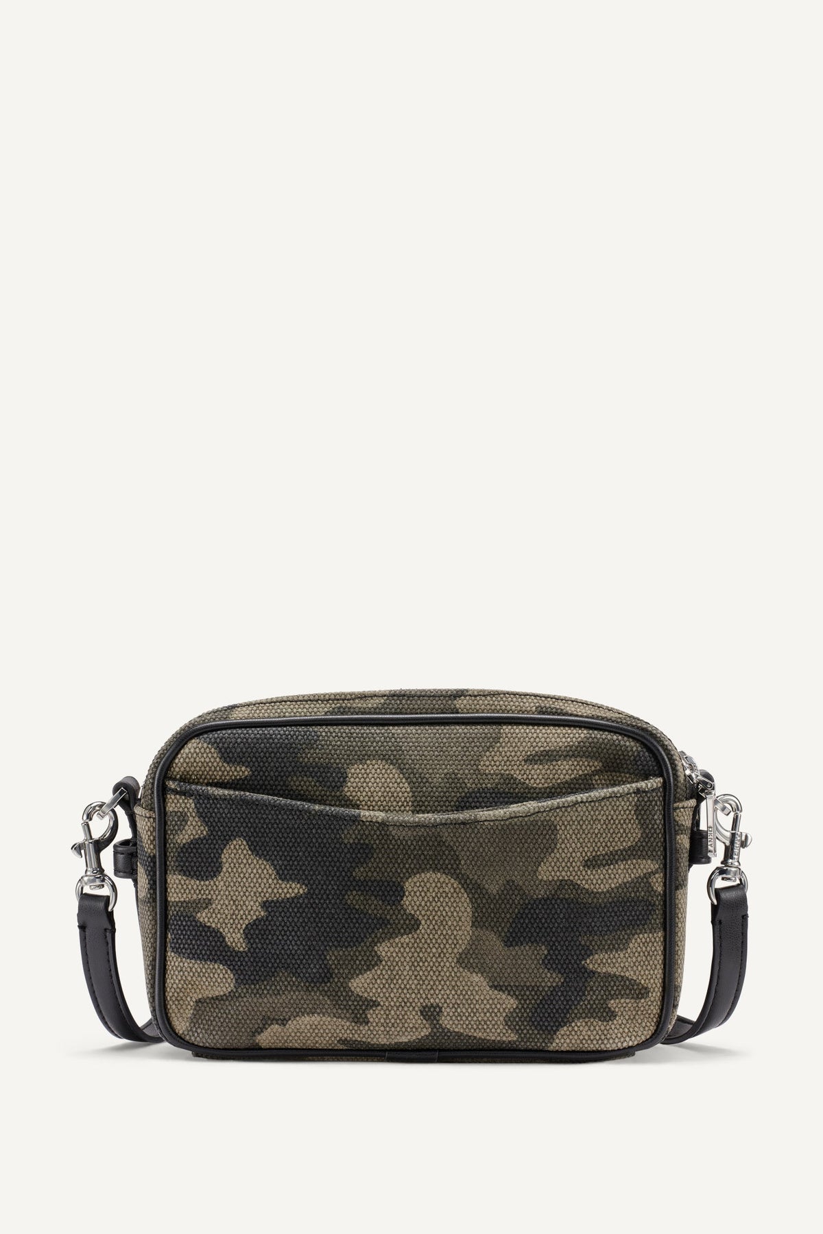 Camouflage DKNY NELL LOGO-EMBOSSED CAMO CAMERA BAG